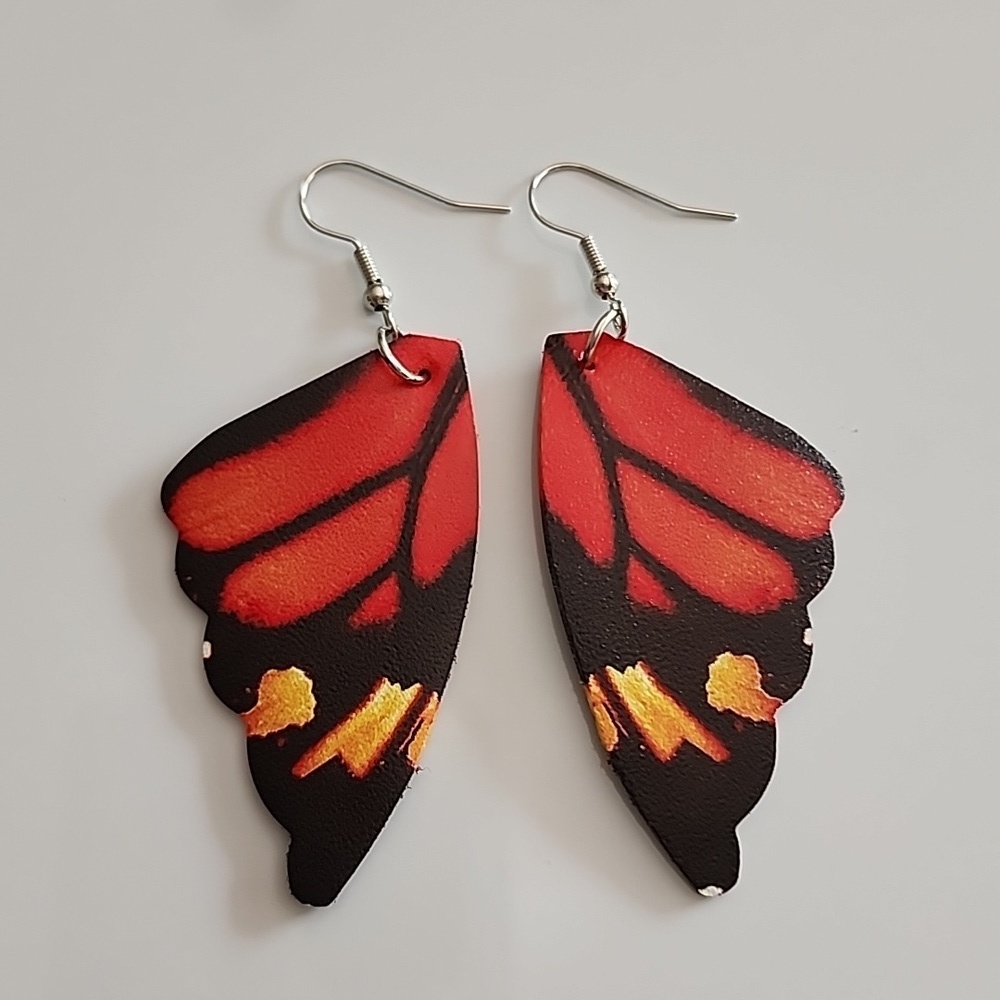 BUTTERFLY Earrings Butterfly Wing Spring Summer Fall